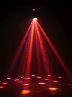 Disco lights animation